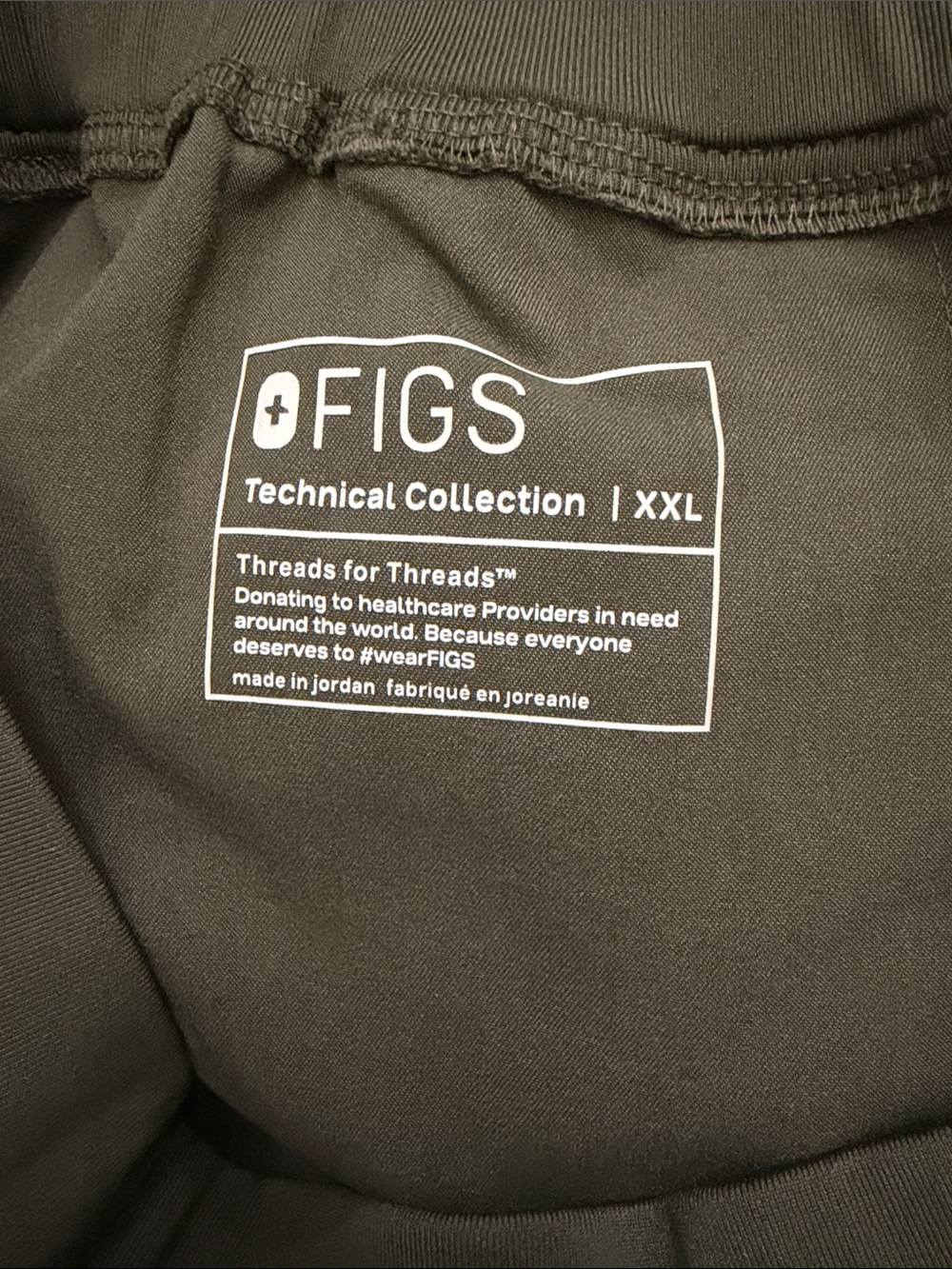 Figs Olive Green Straight Leg Scrub Set - Women's - Picture 12 of 12
